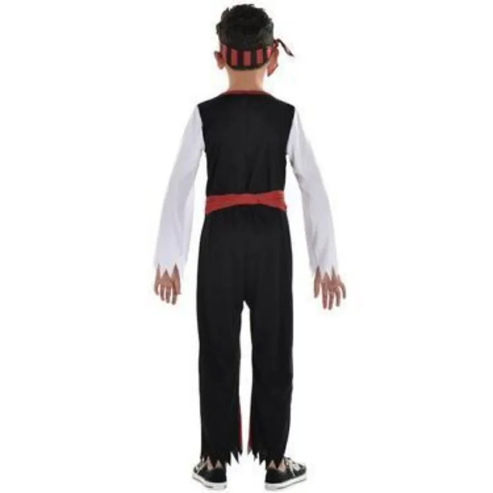 Kids' Pirate Shipmate Halloweem dress up Costume Size Toddler 2-3 Toddler